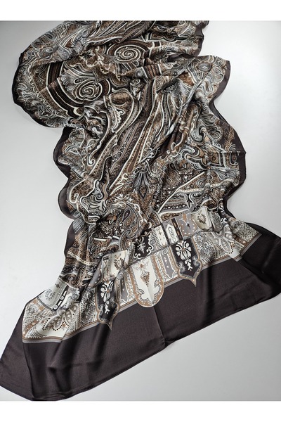 sem oyuncak Luxury Voile Silk Shawl Hijab Foulard Scarf Shawl Ethnic Pattern 70 X 180 cm