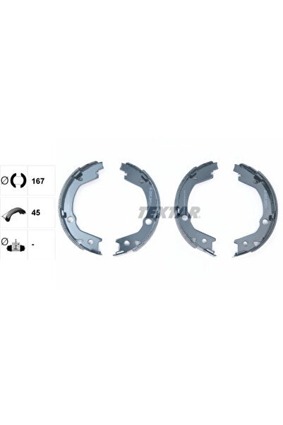 TEXTAR Set Saboti Frana Frana De Mana Hyundai Matrix/Sonata 4/Sonata 5 Kia Ma...