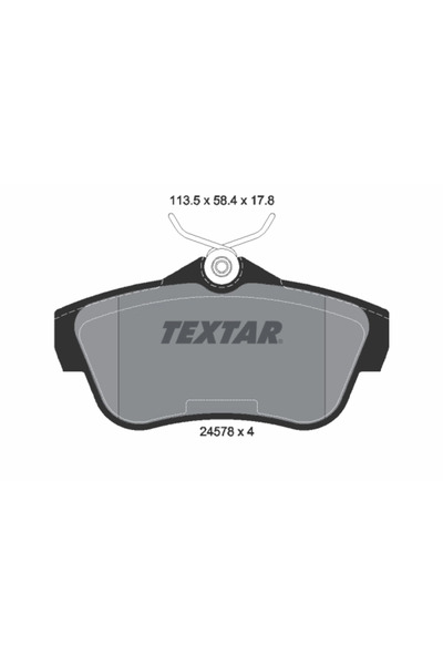 TEXTAR Set Placute Frana Frana Disc Fiat Scudo Bus/Scudo Caroserie