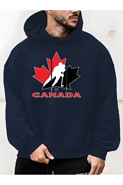 CLASİVA سويت شيرت بقلنسوة 3 خيوط، تصميم أنيق ومريح، مقاس كبير للجنسين، الموسم...