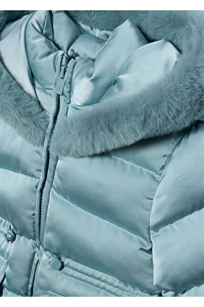 Abel & Lula Abel&Lula Girl's Puffer Jacket - Aqua Green