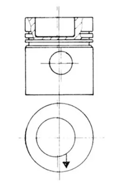 Kolbenschmidt Piston Mercedes-Benz Hpn/Lk/LN2/Mb-Trac 1970-2005