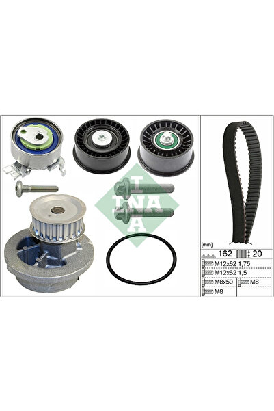 FAG Set Pompa Apa + Curea Dintata Chevrolet Chevy/Corsa Holden Barina