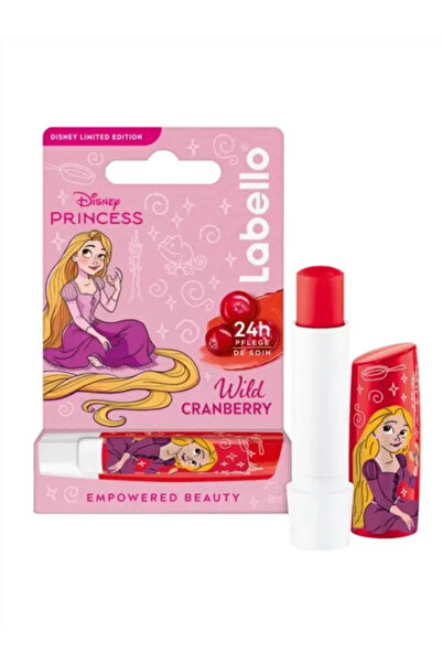 LABELLO لابيلو بلسم العناية بالشفاه اميرات ديزني رابونزل وايلد كرانبيري 4.8غ