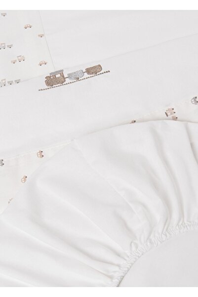 MAYORAL Baby Cradle Pillow Sheet Set Ecru 9992