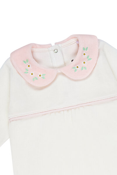 Miny Center Baby Girl Velvet Jumpsuit