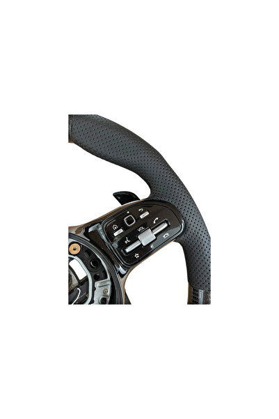 Lumi LUXURY Perforated leather sports steering wheel compatible with Mercedes models 2006-2010 - not OEM