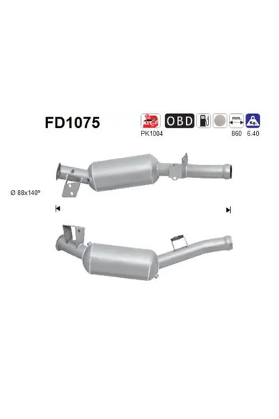 As Filtru Funingine/Particule Sist.De Esapament Mercedes-Benz Gl-Class/M-Class