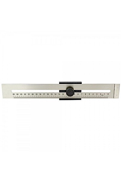 EXPERT Flexible Stainless Steel Mat Chrome Ruler 500 mm Class 2