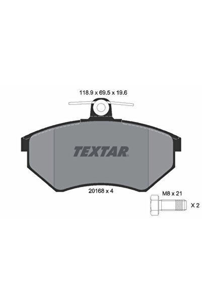 Krieger Set Placute Frana Frana Disc Seat Toledo 1 Vw Corrado/Golf 2/Golf 3