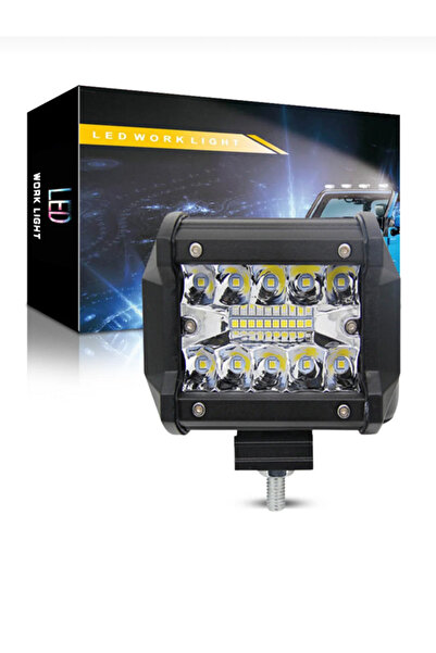 MİRCAR 20 Led Çalışma Lambası 60 W Ultra Parlak Off Road Motosiklet Kamyon Si...
