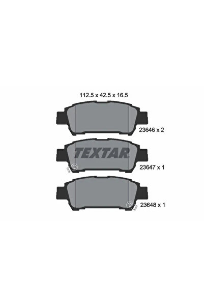 TEXTAR Set Placute Frana Frana Disc Toyota Alphard 1/Avensis Verso/Isis