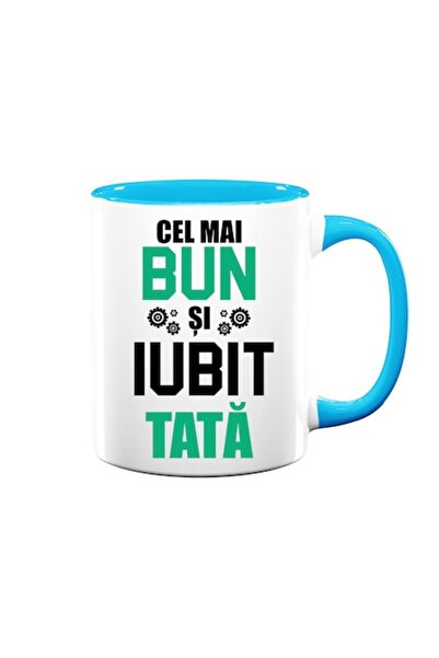 OEM Cană personalizată pentru tată cu mesajul: „Cel mai bun și mai iubit tată...