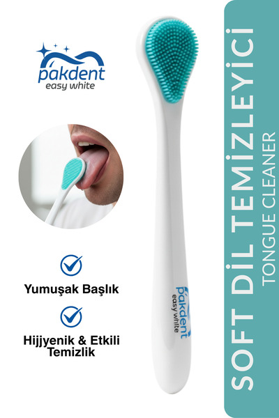 Pakdenteasyandwhite Soft Dil Temizleyici | Çift Taraflı | Ağız Bakım
