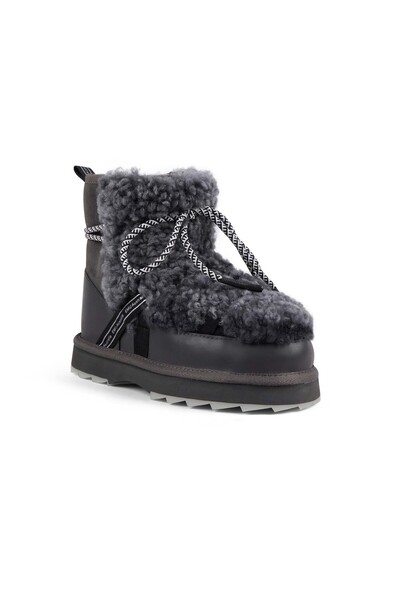 EMU Australia بوت رمادي من Blurred Teddy للنساء KADIN BOT W13196
