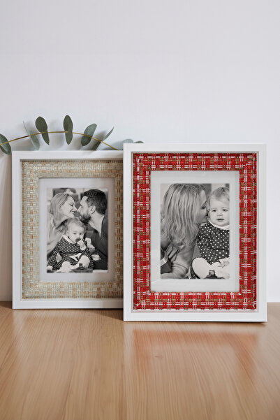EMNASA Wooden Case with Glass Front Set of 2 13X18 cm Decorative Picture Frame