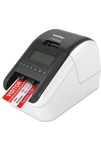 Brother طابعة حرارية مباشرة QL820NWB - أحادية اللون - محمولة باليد - طباعة ملصقات