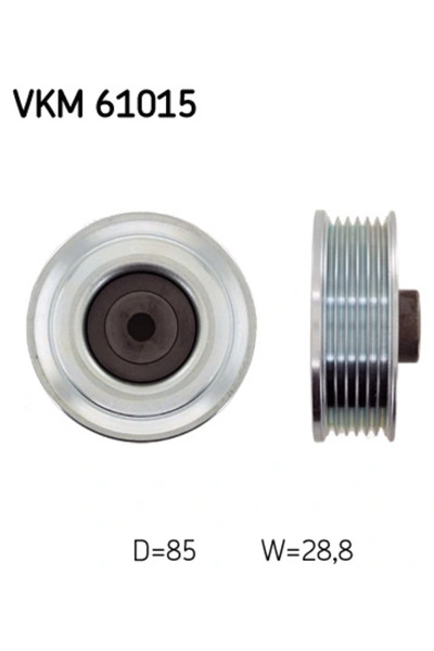 SKF Водач/задвижваща ролка на скоростния ремък за Toyota Auris/Avensis/Corolla