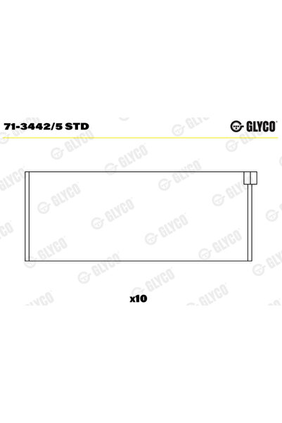 GLYCO Cuzineti Biela Audi 100 C2/100 C3/100 C4 Vw California T4 Camper/Transp...