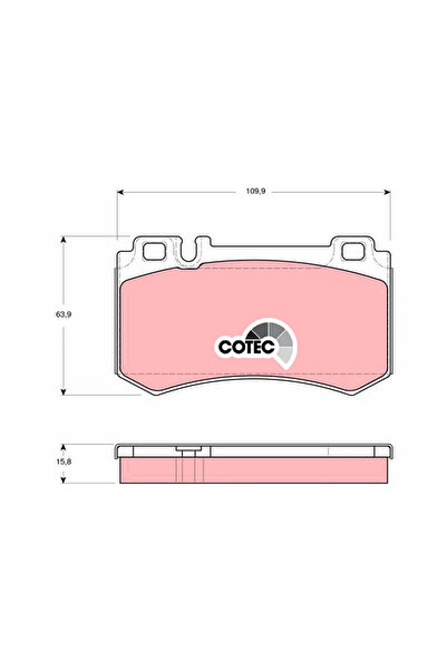 TRW Set Placute Frana Frana Disc Mercedes-Benz Clk/Cls/E-Class