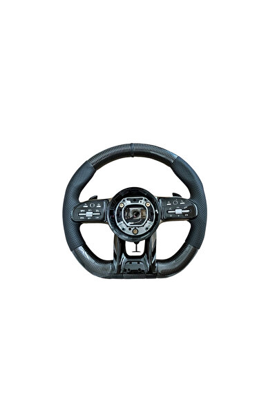 Lumi LUXURY Perforated leather sports steering wheel compatible with Mercedes models 2006-2010 - not OEM