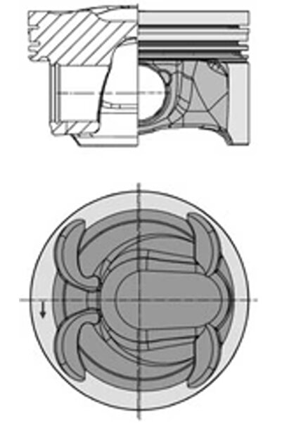 Kolbenschmidt Piston Ford Galaxy 2/Galaxy Model 2 Van/Kuga 2 Land Rover Disco...
