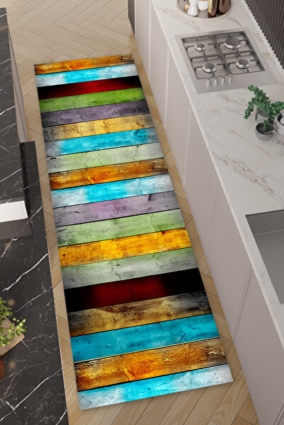 HalıOnline Dijital Baskılı Makinede Yıkanabilir Antialerjik Kaymaz Leke Tutma...