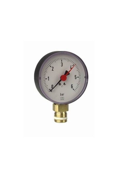 Other RF Heating Manometer 80mm, 0-4 Bar, Vertical Mount