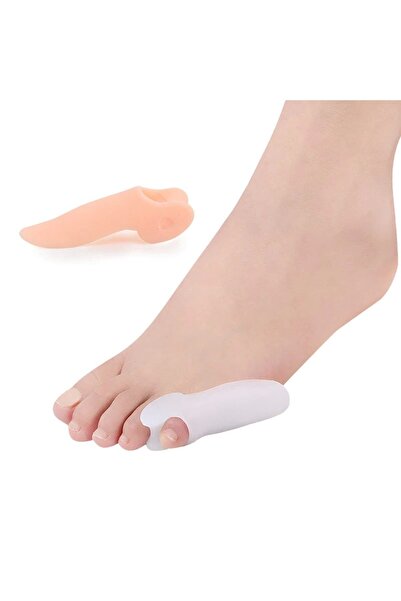 Peddy Ayak Bunyon Koruyucu Makaralı Silikon 2’li Set Serçe Parmak Kemik Çıkıntısı ve Parmak Ayırıcı Aparat