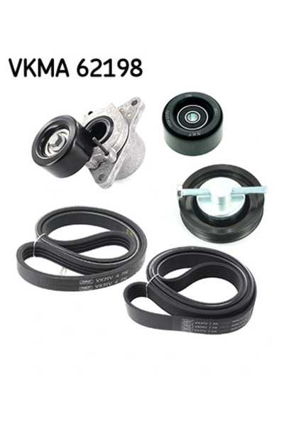 SKF V-ribbed belt set NISSAN NAVARA NP300 platform / chassis (D40) 2008-2015