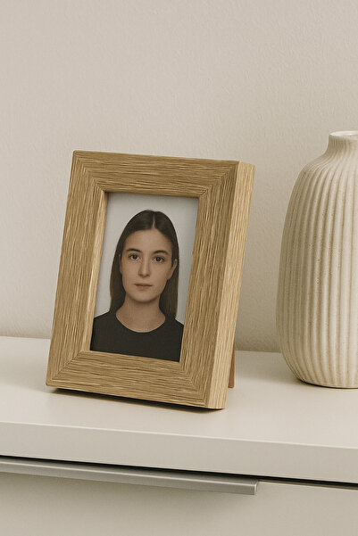 EMNASA ΞΥΛΙΝΗ ΚΟΡΝΙΖΑ ΜΕ ΓΥΑΛΙ ΣΤΗΝ ΠΡΟΣΟΨΗ, ΣΕΤ 3 ΤΕΜΑΧΙΩΝ, 5x7,6 ΕΚ., ΔΙΑΚΟ...