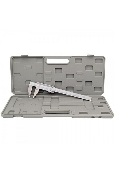 EXPERT Mechanical Caliper with Long Jaws 0-200 mm x 65 mm Reading 0.02 mm with Fine Adjustment