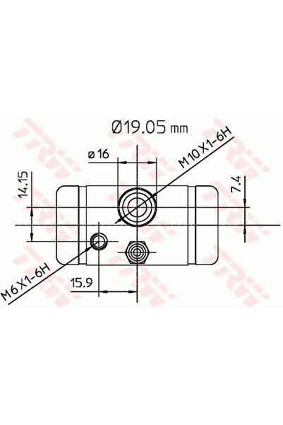 TRW Cilindru Receptor Frana Mercedes-Benz A-Class