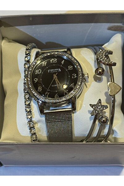 Matteo Ferari Set cadou pentru femei MATTEO FERARI,trei articole practice,ceas dama si 2 bratarii