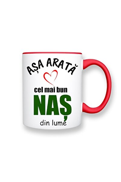 OEM Cană personalizată cu mesajul: „Așa arată cel mai bun naș din lume”, Beta...