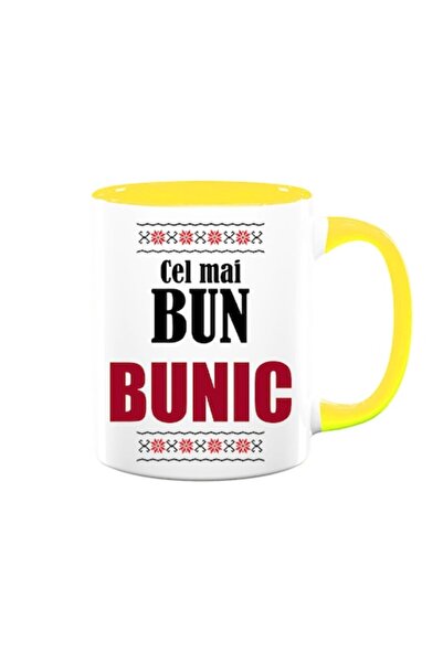 OEM Cană personalizată pentru bunic cu mesajul: „Cel mai bun bunic”, motive t...