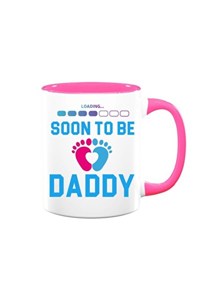 OEM Cană personalizată cu mesajul „se încarcă...în curând va fi tati”, Betapr...