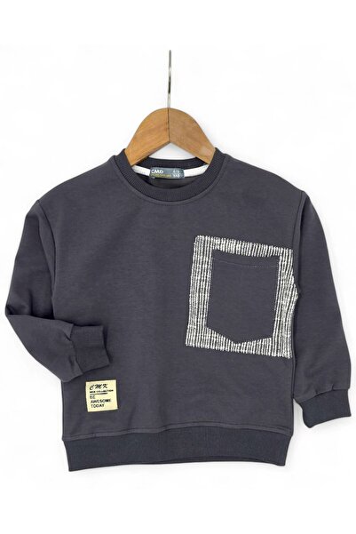 Ege Bebek Boy's Seasonal Set with Pocket Detail and Embroidered Coat, Pants, Ages 4-11, Stylish Children's Set