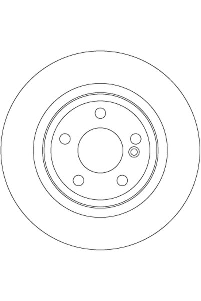 TRW Disc frană Mercedes-Benz Clasa A/Clasa B Sports Tourer/Cla Shooting Brake