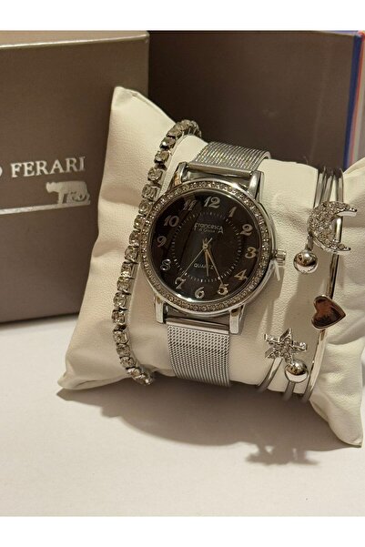 Matteo Ferari Set cadou pentru femei MATTEO FERARI,trei articole practice,ceas dama si 2 bratarii