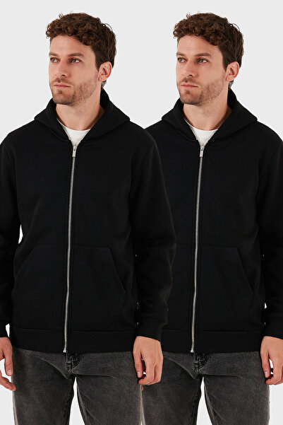 Buratti Hanorac cu glugă, cu potrivire normală, iarnă, pachet de 2, pentru bă...