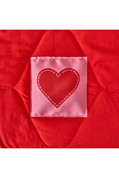 Evidea Soft Konfor Çift Kişilik Uyku Seti - Kırmızı / Pembe