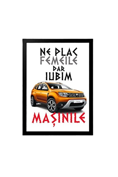 OEM Customized Picture for Enthusiasts with Message: We like women but love cars, Model Duster, Betaprin