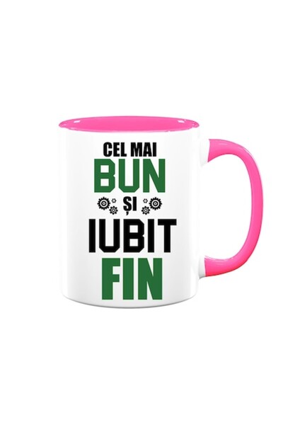 OEM Cană personalizată pentru Fin cu mesajul: „Cel mai bun și mai iubit Fin”,...