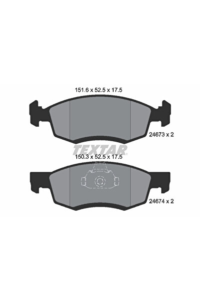 Krieger Set Placute Frana Frana Disc Dacia Logan Express/Logan