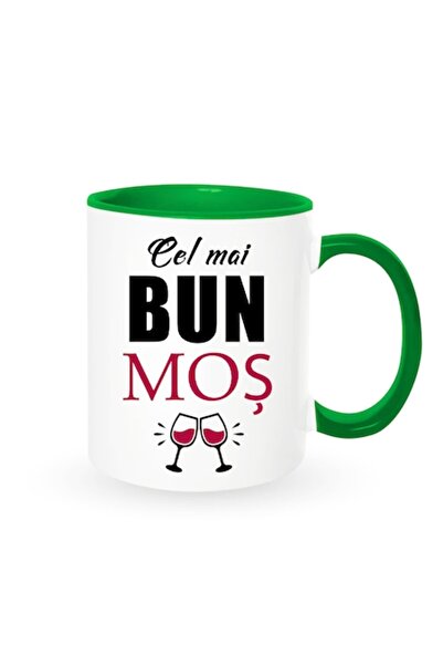 OEM Cană personalizată pentru Moș Crăciun cu mesajul: „Cel mai bun Moș Crăciu...