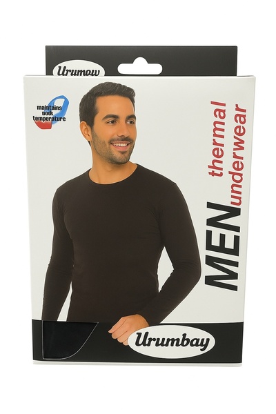 urumbay Men's Thermal Underwear Top Undershirt