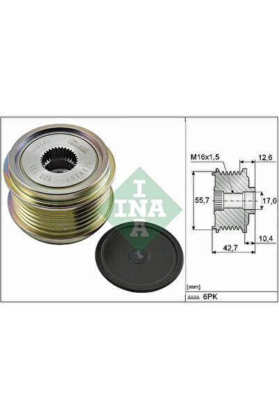 FAG Sistem Roata Libera Generator Audi A4 Allroad B8/A4 B8/A5