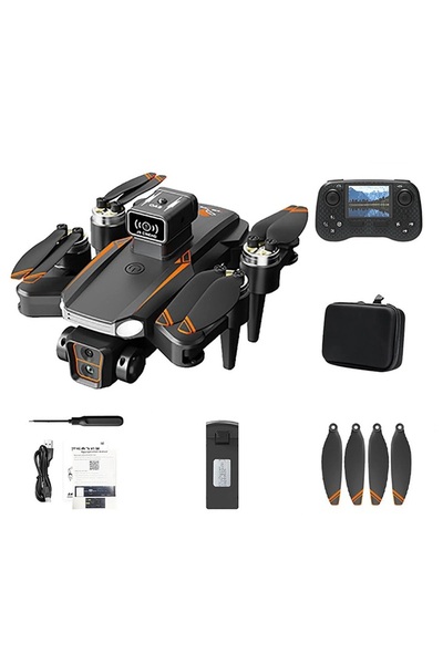 Mmctech J4 DRONE 4K HD ÇİFT KAMERALI DRONE APP KONTROL WİFİ Lİ KATLANABİLİR QUATCOPTER 300 Metre Yükselme