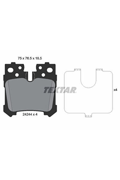 TEXTAR Set Placute Frana Frana Disc Lexus Ls Toyota Century/Mirai